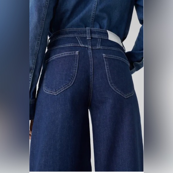 CLOSED Flared X Better Blue Wide Leg Denim Jeans 26 NWOT - Picture 3 of 10